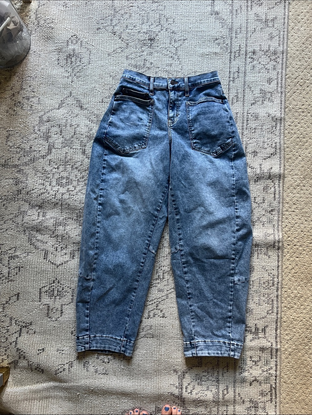 Ruti Slouchy 2.0 Barrel Jeans- Relaxed High Rise - Picture 6 of 11